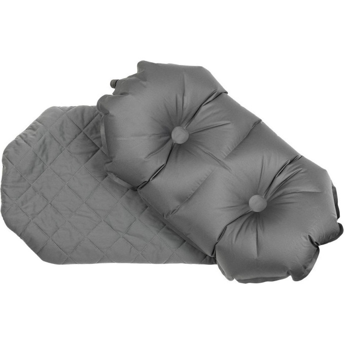 Надувная подушка KLYMIT PILLOW LUXE GREY Серая 12LPGY01D